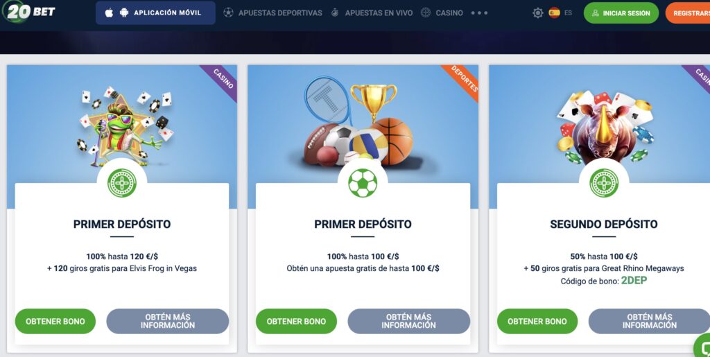 20bet promotions