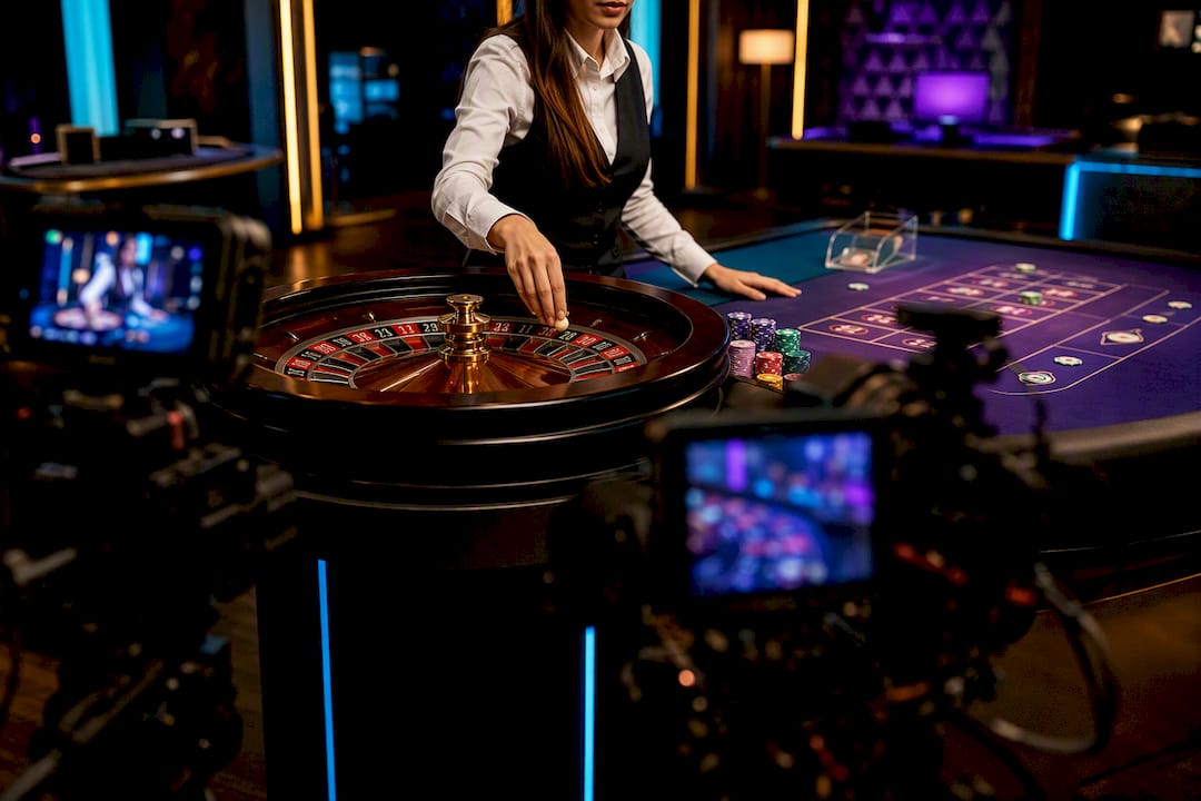 Estudio profesional para casino en vivo