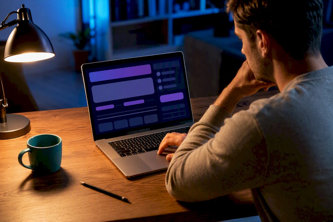 Jugador consultando los términos del bono online